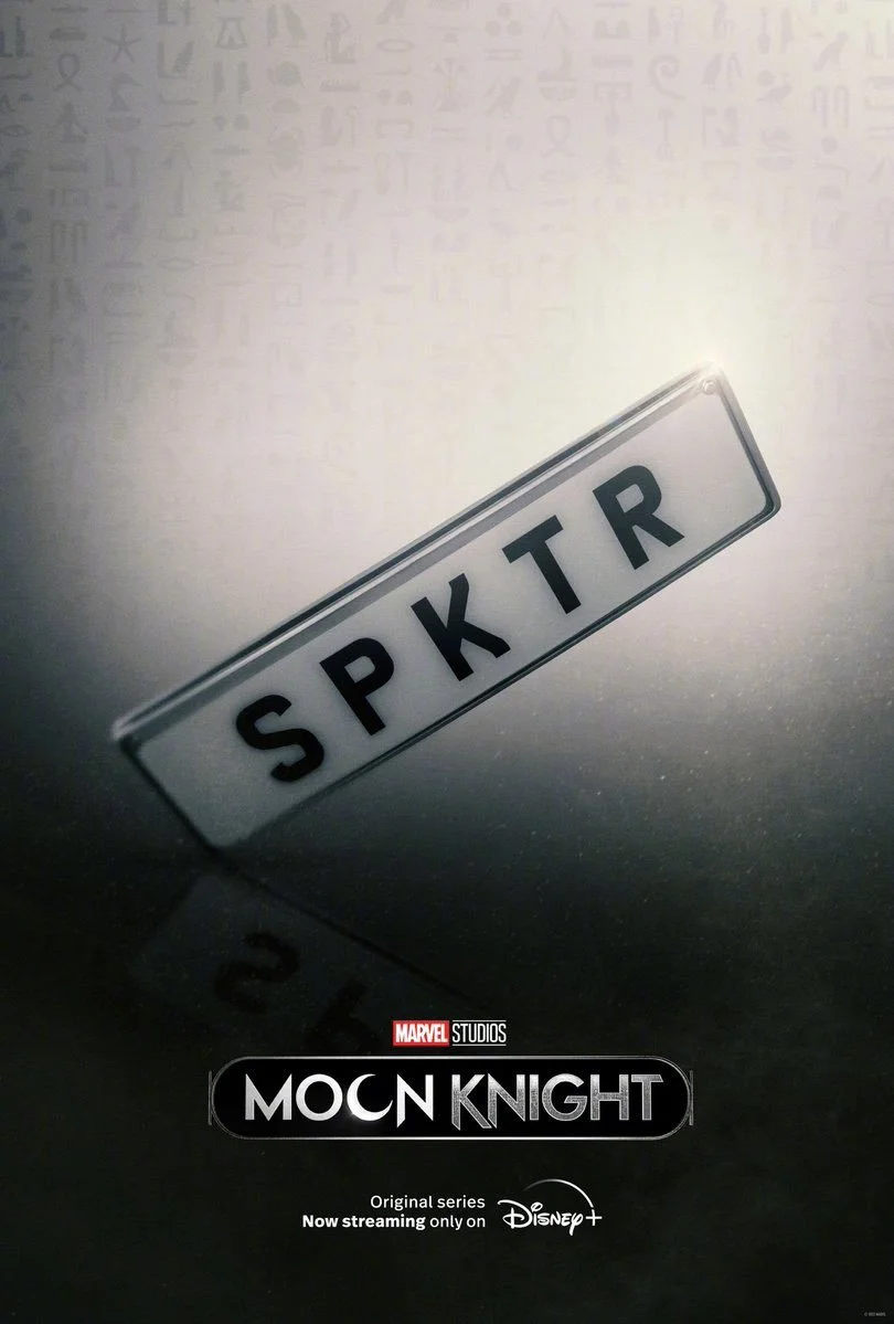 Looking back at all the props posters of "Moon Knight", they are small clues to the story