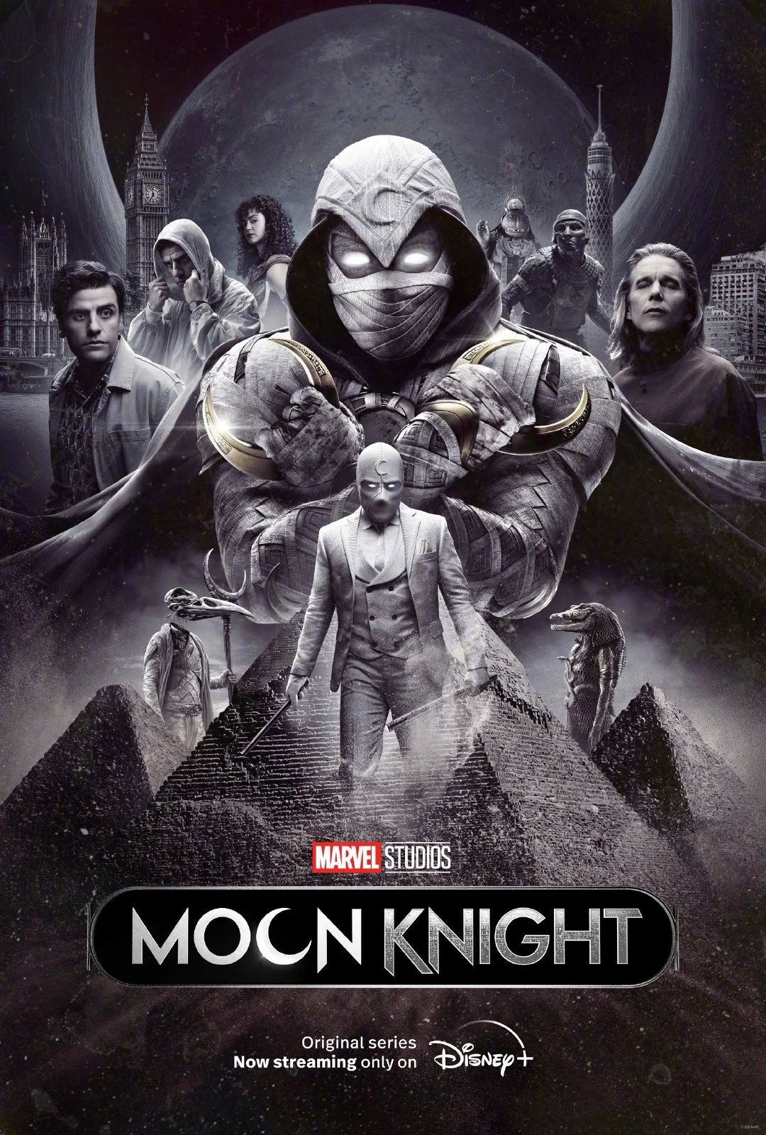 Marvel's new drama "Moon Knight" released the ultimate poster