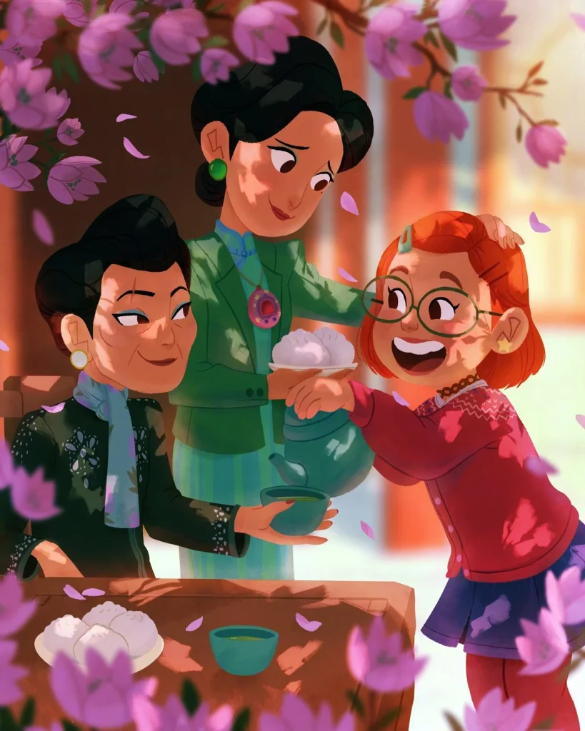 Mother's Day is coming, Pixar shares 'Turning Red' art picture