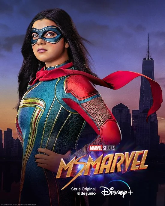"Ms. Marvel‎" exposes a new version of the poster, it is scheduled to start on June 8