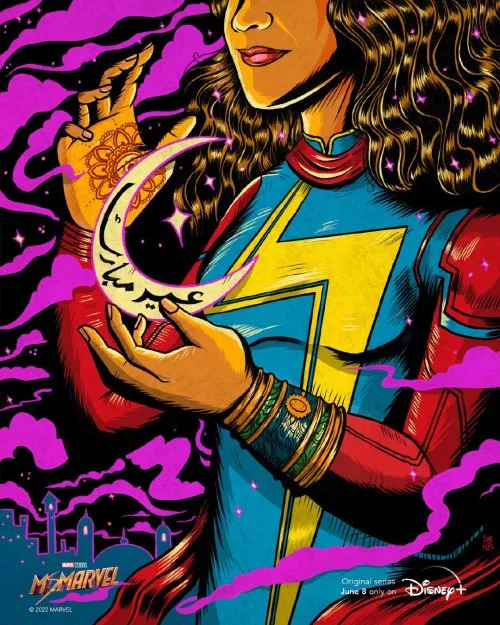 "Ms. Marvel‎" Reveals New Comic Art Poster, Showing Strength, Love and Light