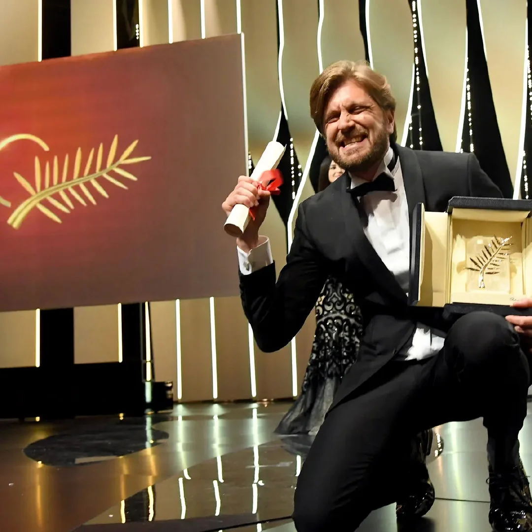 Swedish director Ruben Östlund's work won the award "Best Film Palme d'Or" for the second time