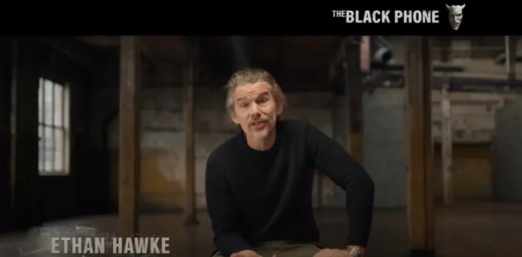 "The Black Phone" releases special "A Look Inside", Ethan Hawke introduces this thriller story