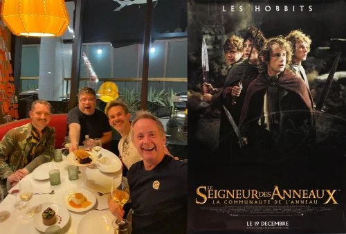 "The Lord of the Rings" Four Hobbits reunite again, the former handsome boy has become a middle-aged uncle