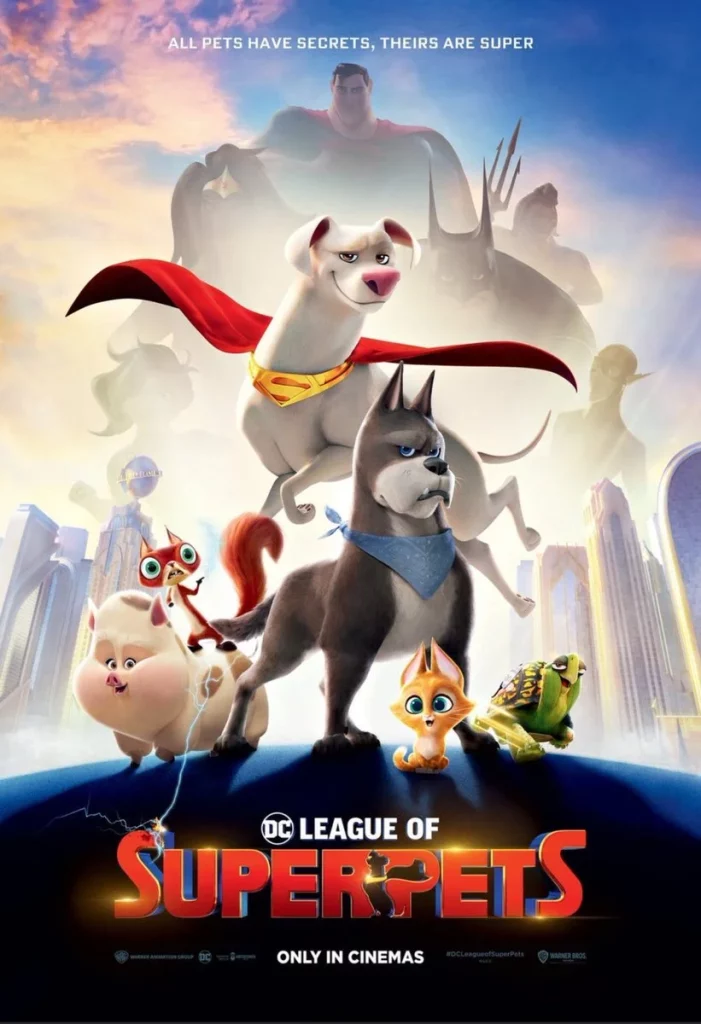 Animated movie "DC League of Super-Pets" released new poster