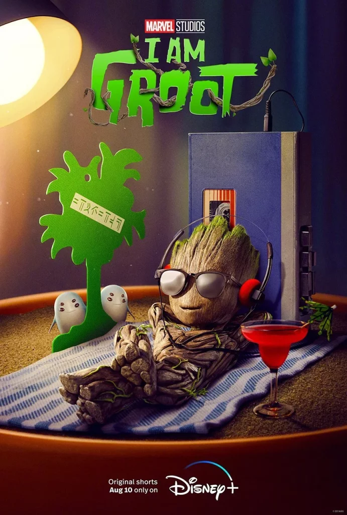 "I Am Groot" releases new poster, and announces it is scheduled to go live on streaming Disney+ on August 10