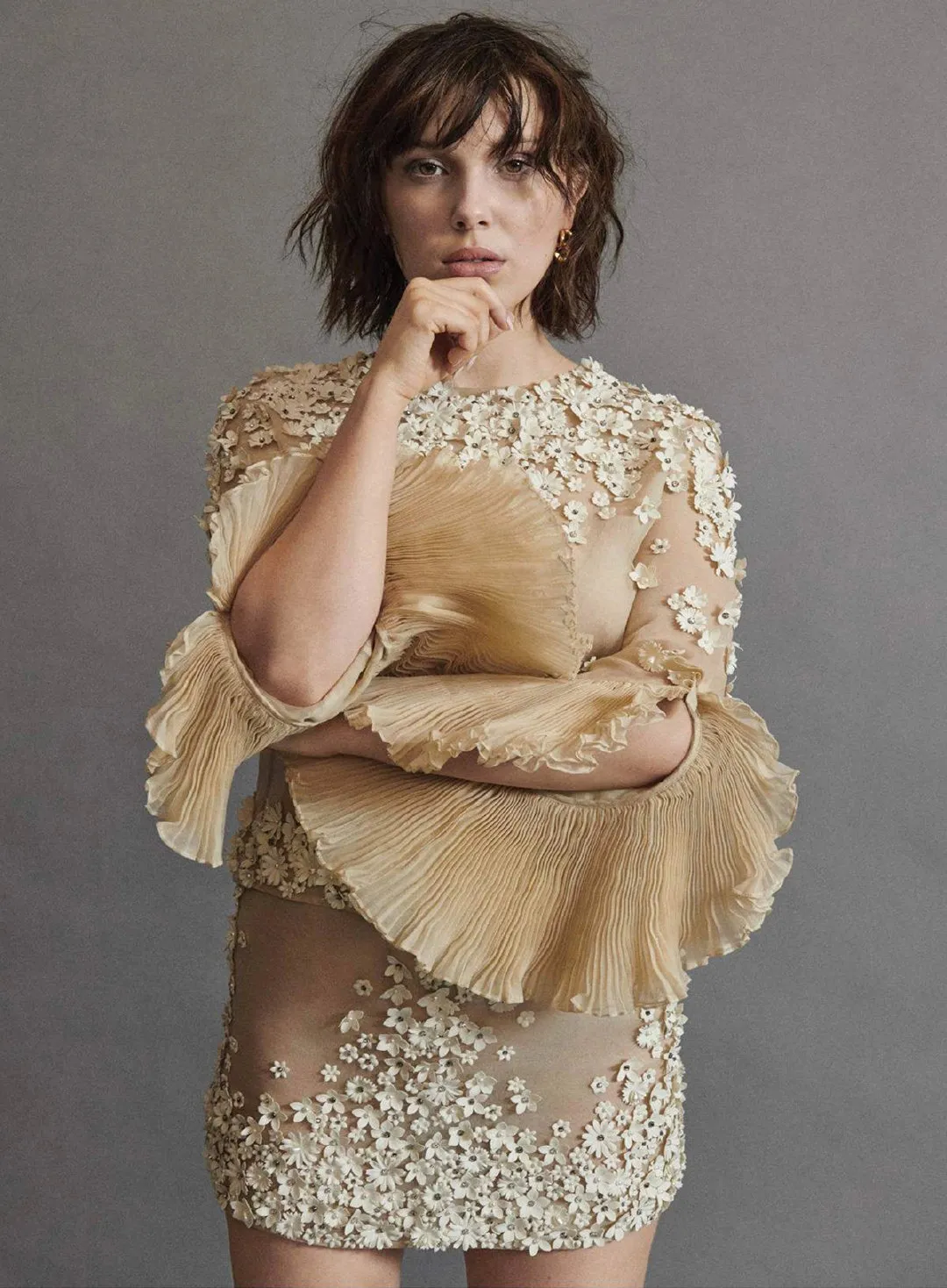 Millie Bobby Brown, "Vogue" magazine Mexico & Latin America June issue portrait | FMV6