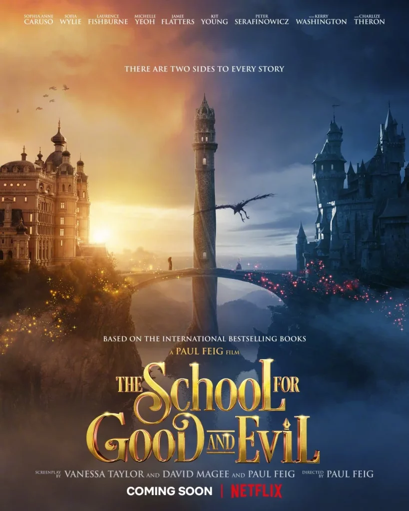 Netflix's new film "The School for Good and Evil" released a poster on Geeked Week, it will be online soon