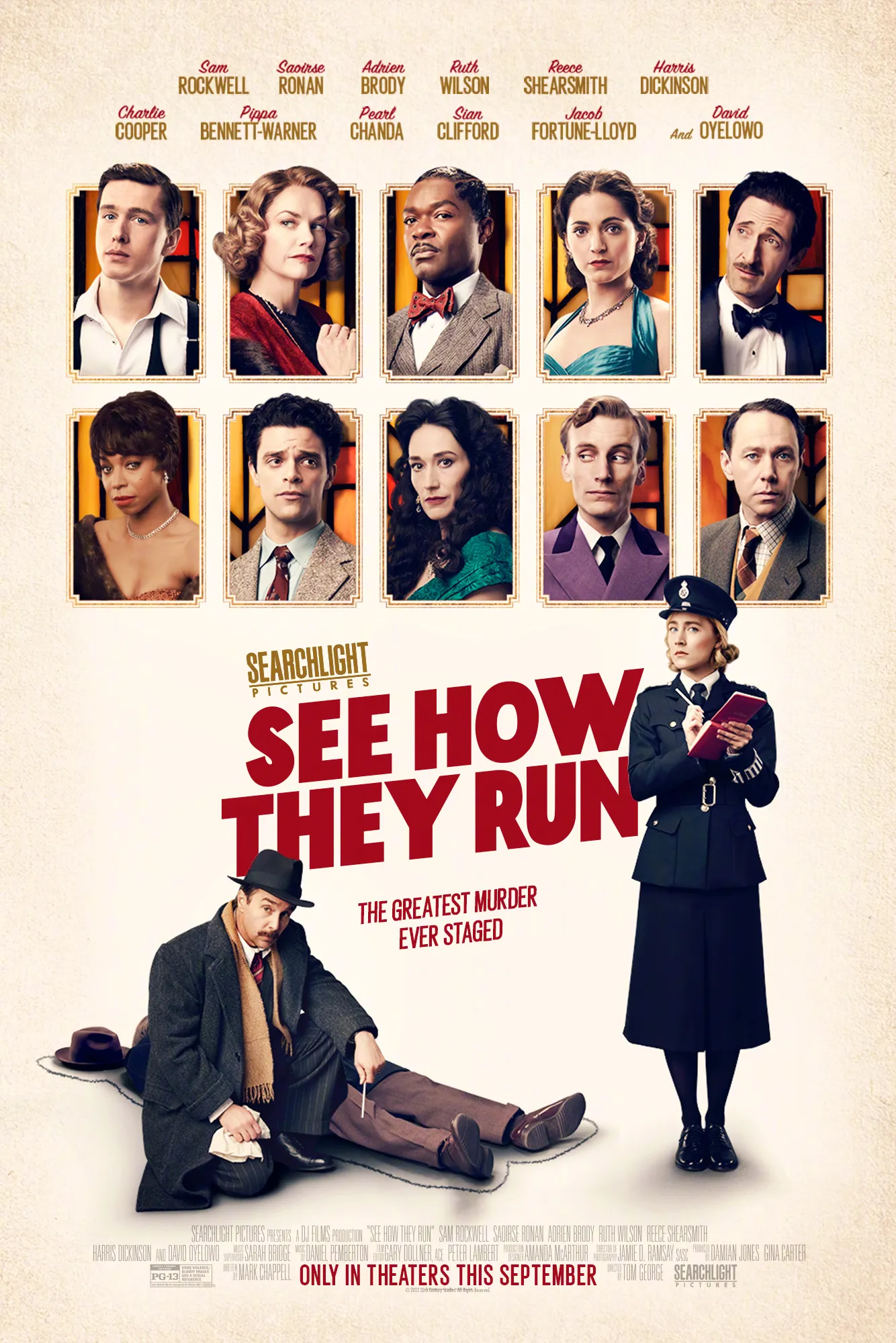 Suspense film "See How They Run" reveals Official Trailer and Poster, it will be released in Northern America on September 30 in small scale | FMV6