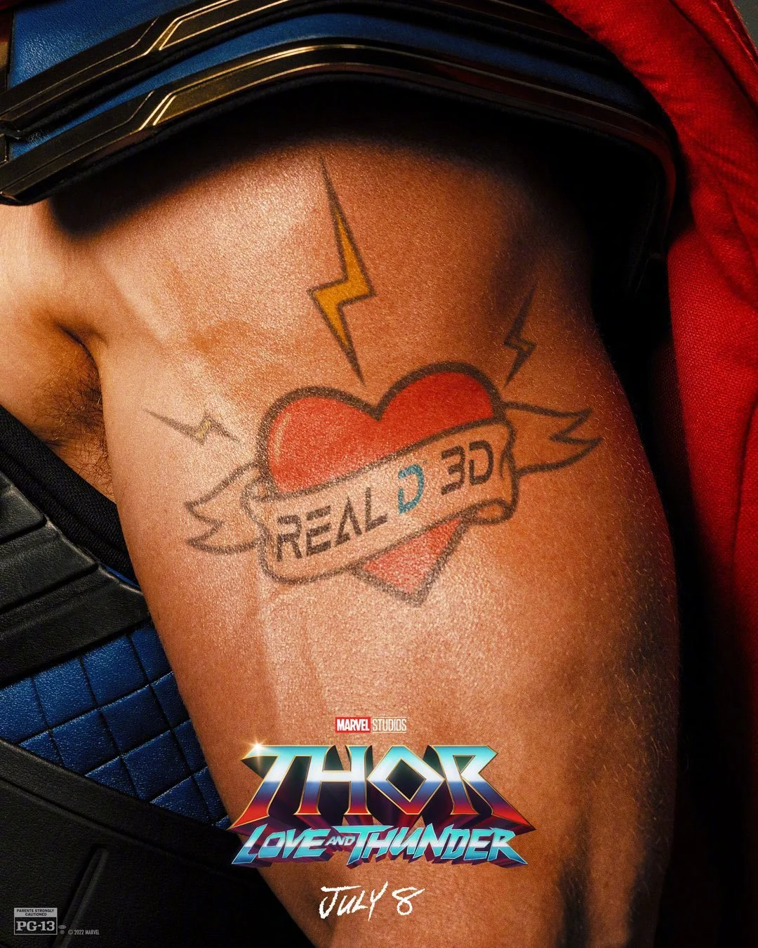 "Thor: Love and Thunder" released new IMAX, Dolby, RealD, 3D posters