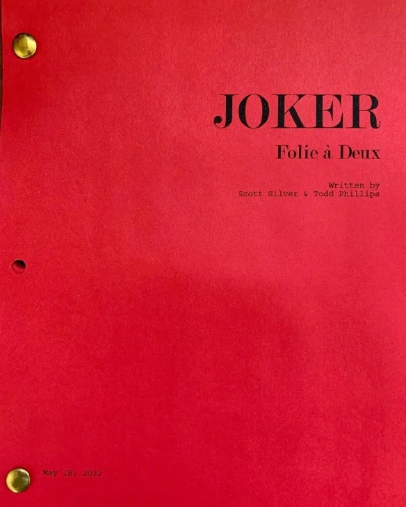 Todd Phillips shared a photo of Joaquin Phoenix reading the script and revealed the official title of the film as "Joker: Folie à Deux"