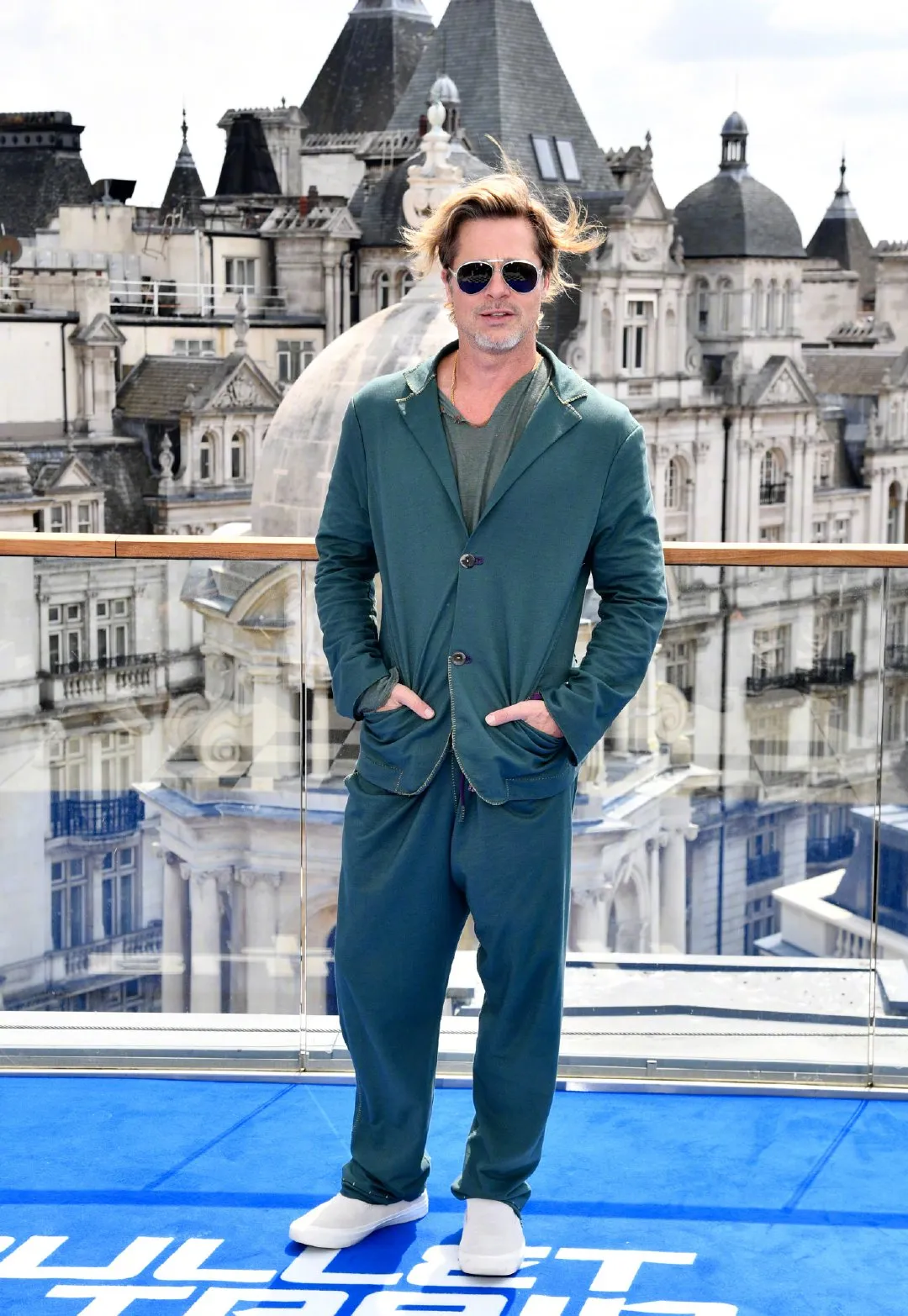 Brad Pitt at 'Bullet Train' London media photo shoot | FMV6
