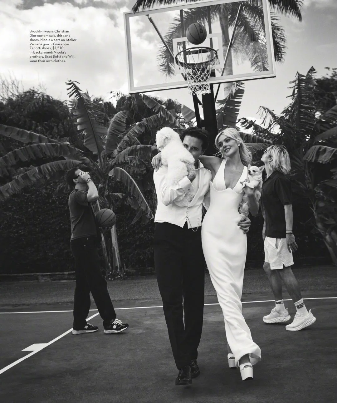Brooklyn Joseph Beckham and Nicola Peltz, "Vogue" magazine Australia July issue photo | FMV6