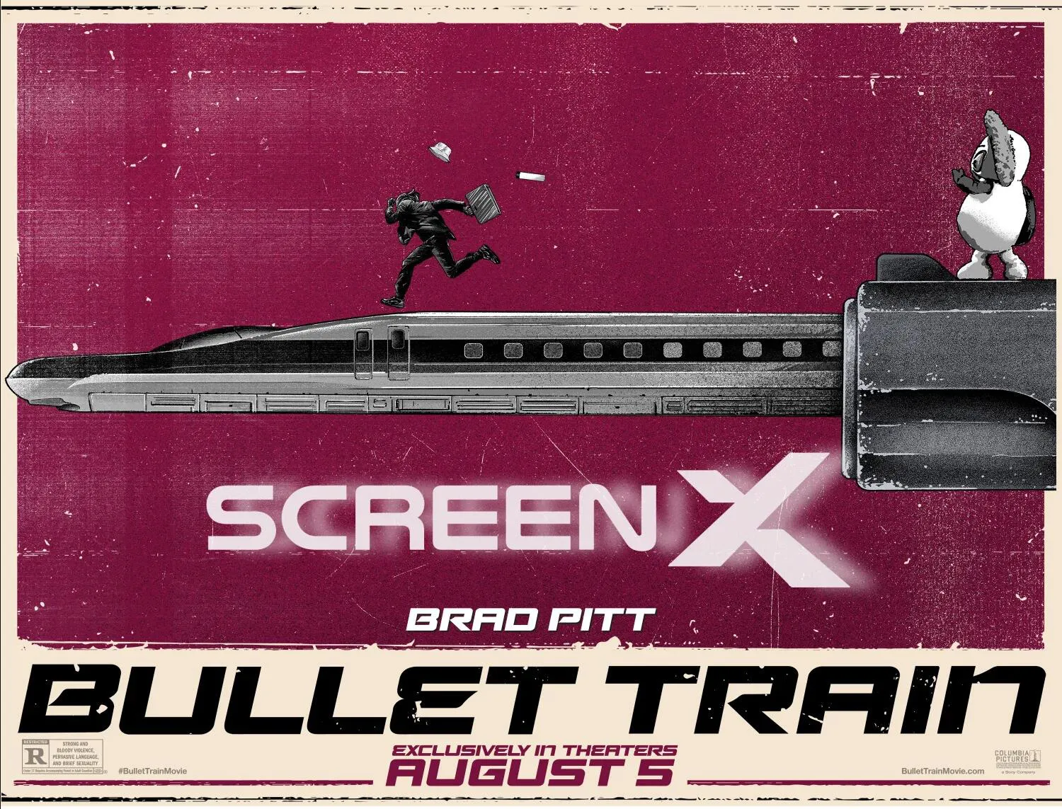 "Bullet Train" Releases New ScreenX Poster, Highlighting Two-Dimensional Elements | FMV6