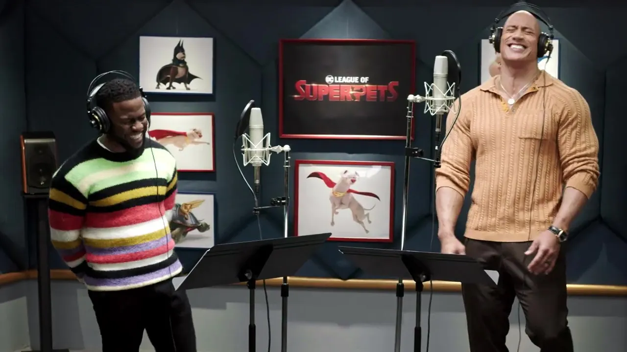 "DC League of Super-Pets" Revealed Voiceover Special, Kevin Hart & Dwayne Johnson Go Behind The Voices | FMV6