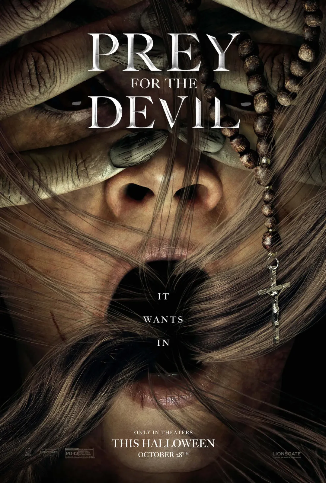 Horror movie 'Prey for the Devil' released poster, it will be released in Northern America on October 28 this year | FMV6