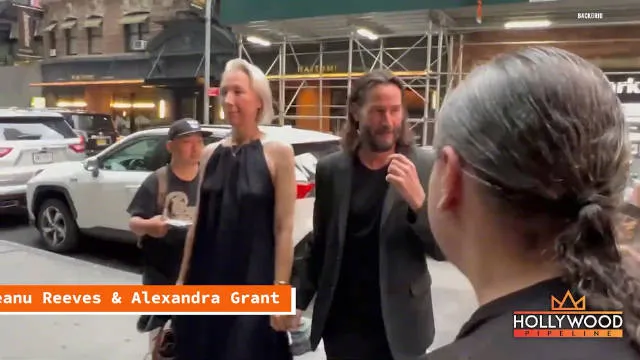 Keanu Reeves and girlfriend Alexandra Grant head to Broadway to see the stage show "American Buffalo" | FMV6