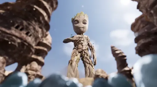 Marvel's "I Am Groot‎" Releases Official Trailer and Poster, Flora Colossus Baby's Growing Pains | FMV6