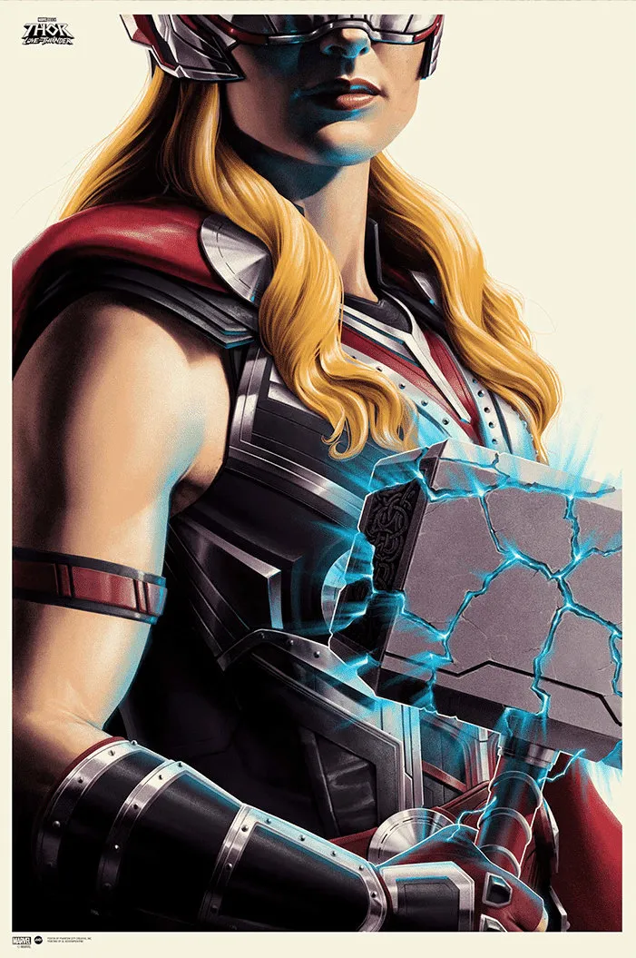 Mondo unveils 'Thor: Love and Thunder' poster Mighty Thor | FMV6