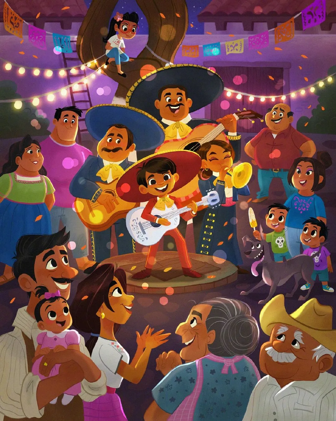 Pixar shares 'Coco' art poster, "Music Brings Families Together!" | FMV6