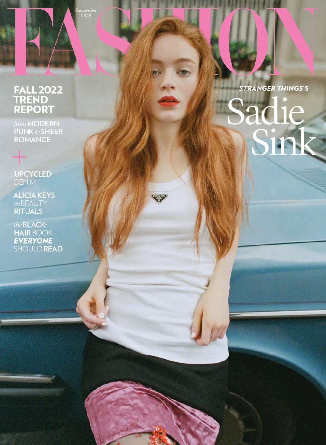 Sadie Sink, "FASHION" magazine September issue photo | FMV6