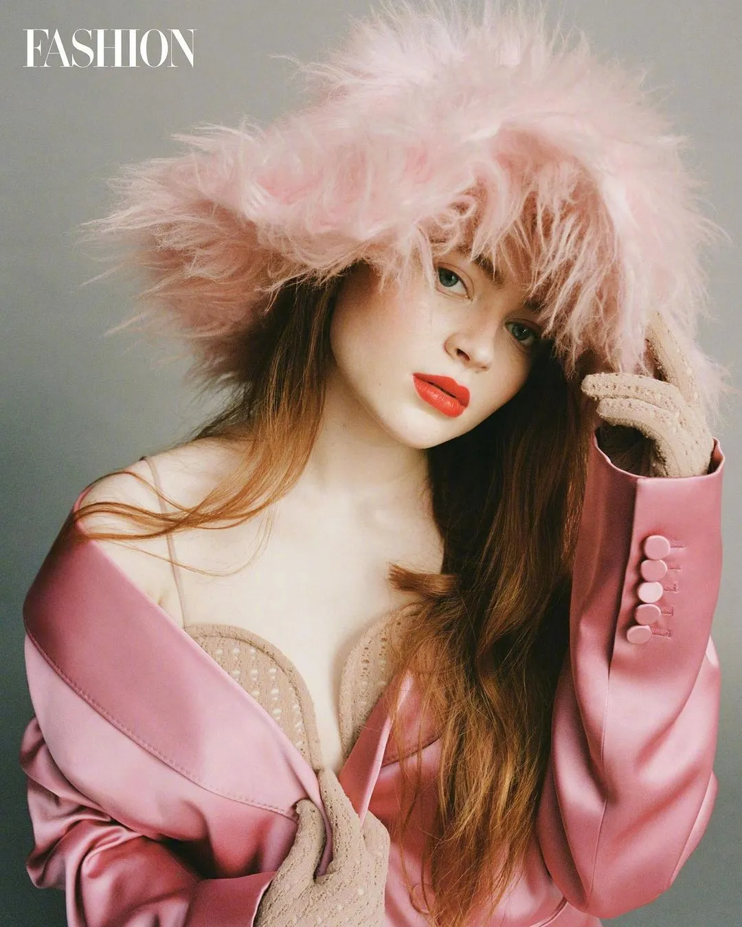 Sadie Sink, "FASHION" magazine September issue photo | FMV6