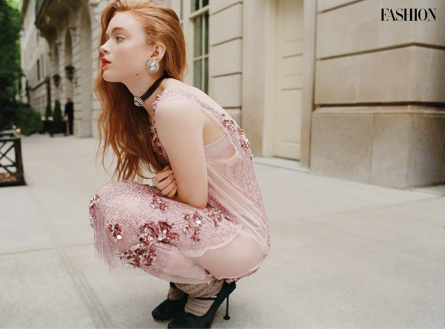 Sadie Sink, "FASHION" magazine September issue photo | FMV6