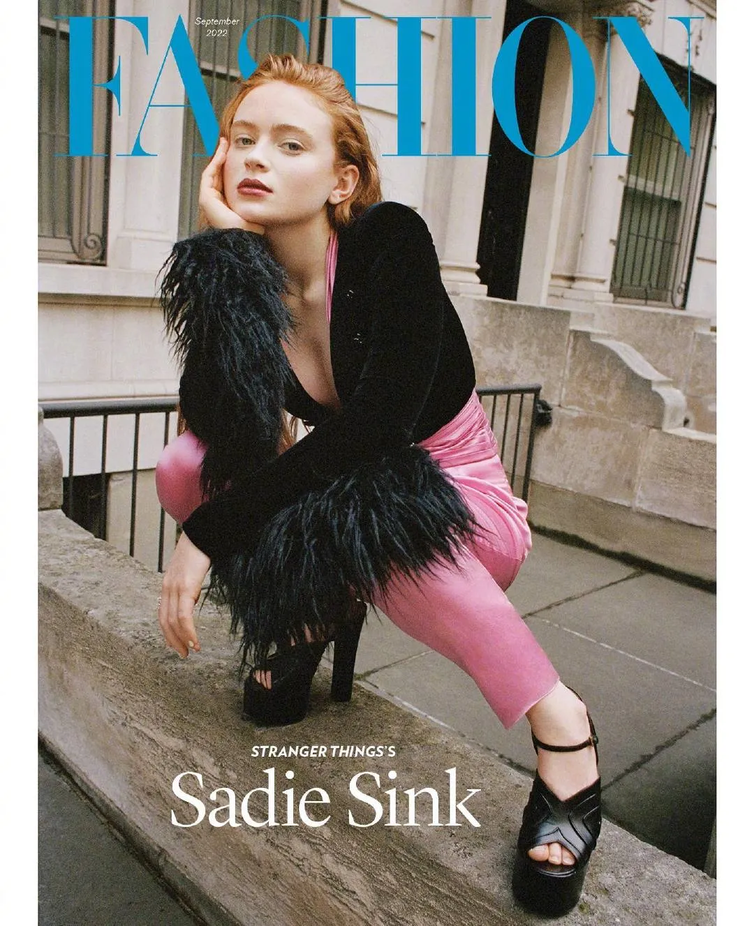 Sadie Sink, "FASHION" magazine September issue photo | FMV6