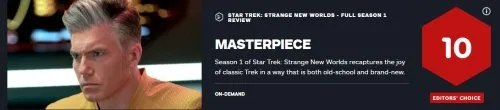 "Star Trek: Strange New Worlds" IGN Scored 10: it brings a second spring to the classic series | FMV6