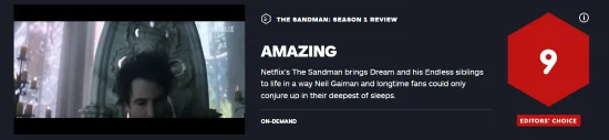 DC's 'The Sandman' Scores 9 on IGN: It's Nearly Perfect | FMV6