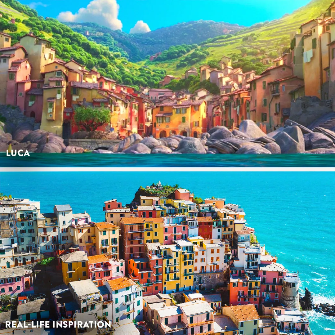 Disney Shares 'Coco', 'Luca‎', 'Up‎', 'Finding Nemo‎' Animated Pictures and Comparison of Real Scenes | FMV6