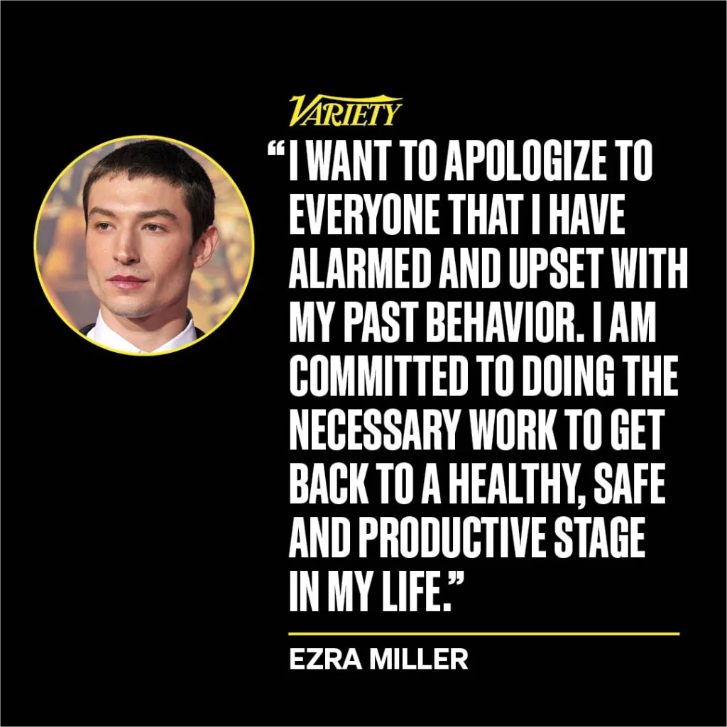 Ezra Miller Issues Apology Statement | FMV6