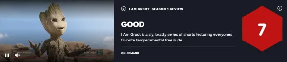 'I Am Groot' IGN score 7 points: short, lively and irritable little tree man Groot! | FMV6
