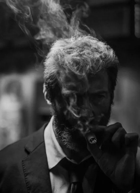 "Logan" : Pictures of Old Wolverine smoking on set, Heroes can't hide their wildness even though they are old | FMV6