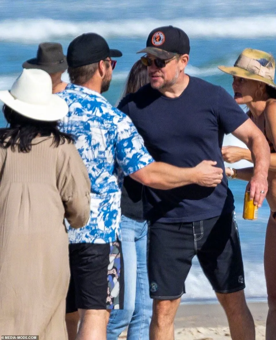 Matt Damon on holiday in Byron Bay with family and friends | FMV6