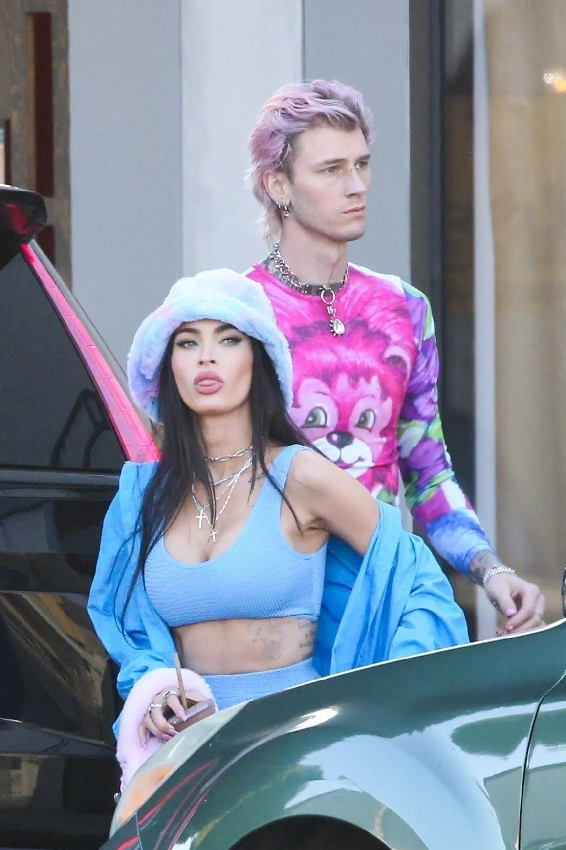Megan Fox and Machine Gun Kelly out on the street | FMV6