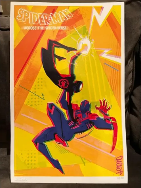 New poster for "Spider-Man: Across The Spider-Verse‎", two Spider-Man fight | FMV6