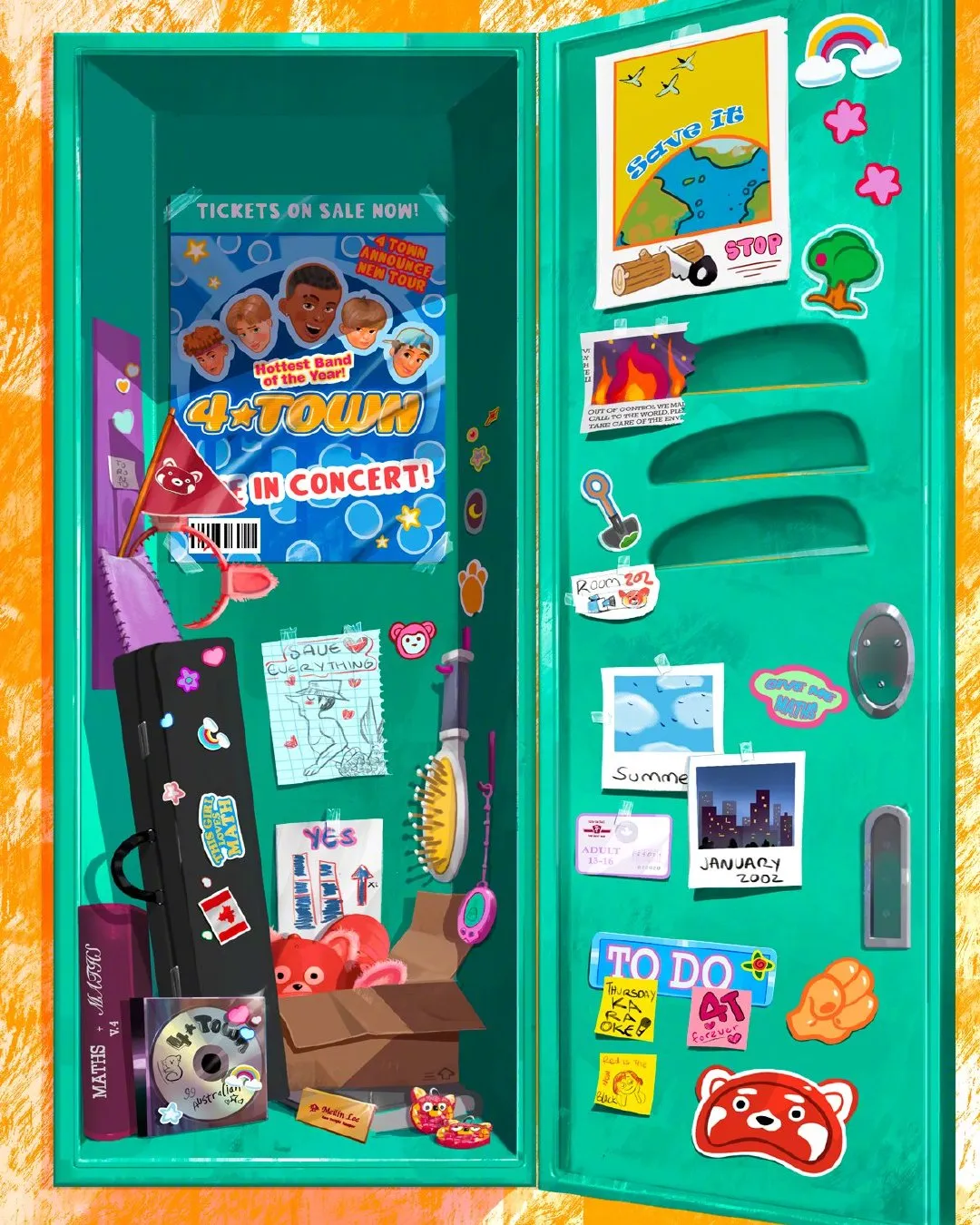 Pixar invites you to take a closer look at Meilin's locker in 'Turning Red' | FMV6