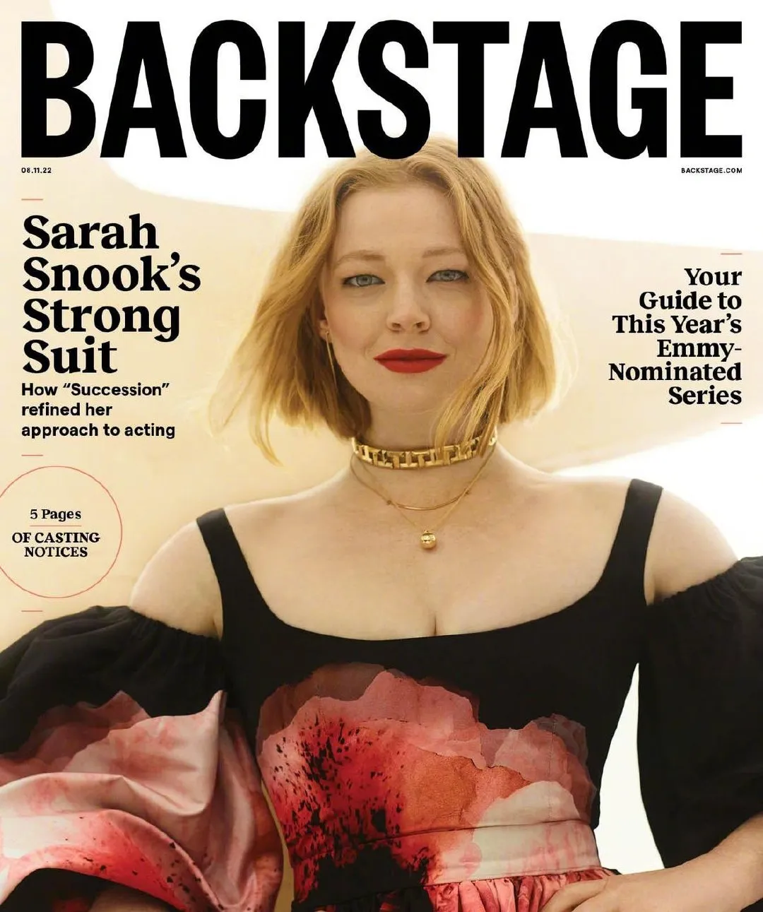 Sarah Snook, "Backstage" magazine new photoshoot | FMV6