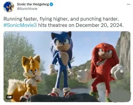 "Sonic the Hedgehog 3" officially announced to be released in 2024! | FMV6