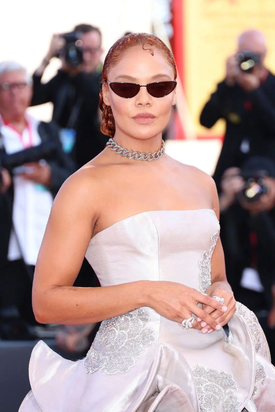 Tessa Thompson at the opening red carpet of the 79th Venice International Film Festival | FMV6