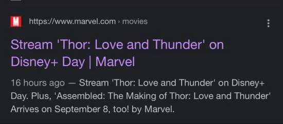 'Thor: Love and Thunder' Releases New Poster, Coming to Disney+ on September 8 | FMV6
