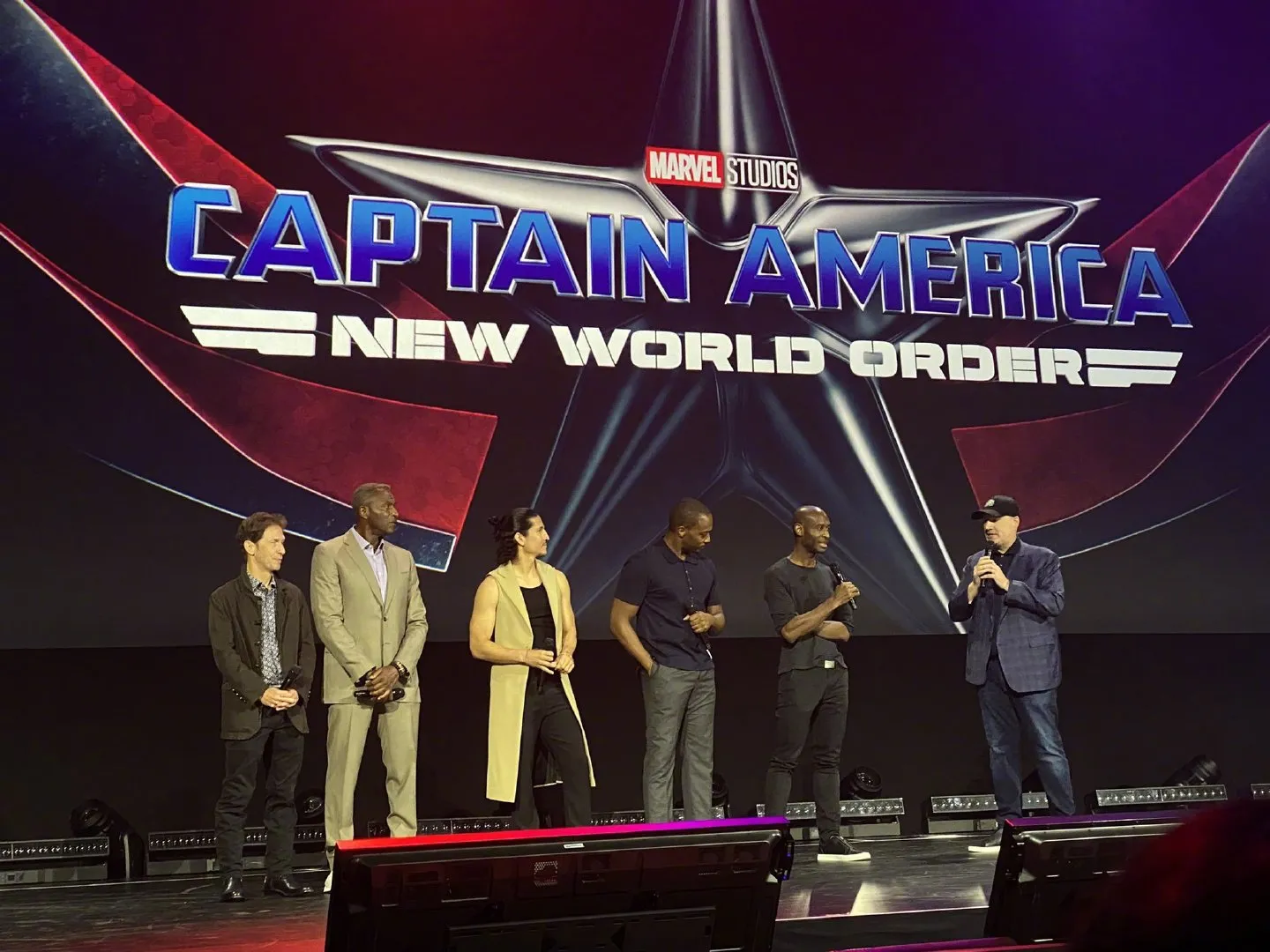 Anthony Mackie appears at D23Expo with 'Captain America: New World Order‎' and announces new casts | FMV6