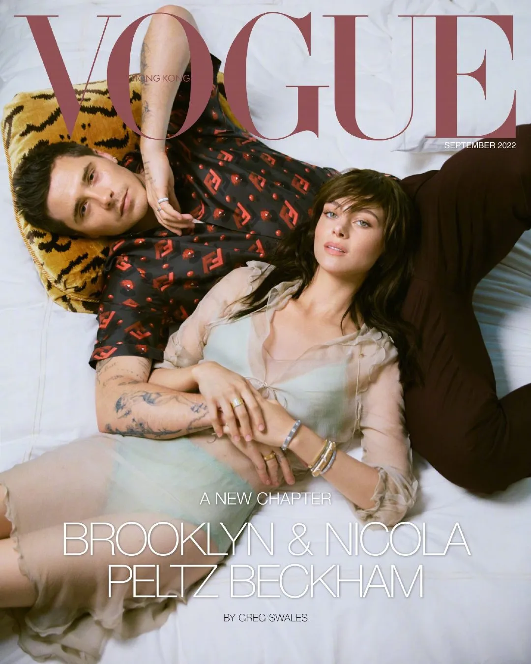Brooklyn Joseph Beckham and Nicola Peltz, 'Vogue' magazine Hong Kong edition September issue photo | FMV6