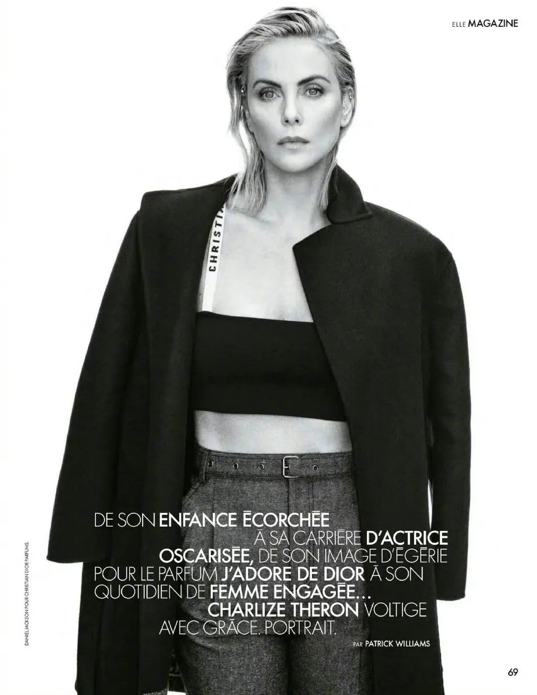 Charlize Theron, September photo of 'ELLE' French edition | FMV6