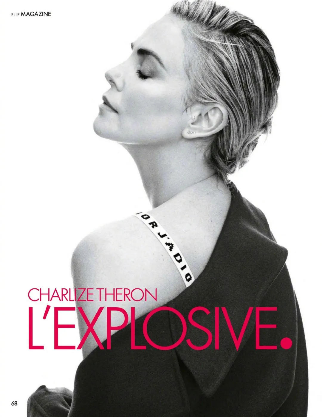 Charlize Theron, September photo of 'ELLE' French edition | FMV6