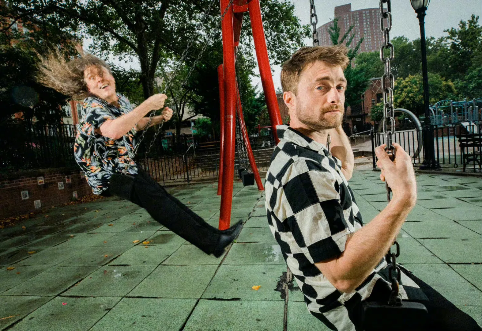 Daniel Radcliffe and 'Weird Al' Yankovic in 'The New York Times' New Photo | FMV6