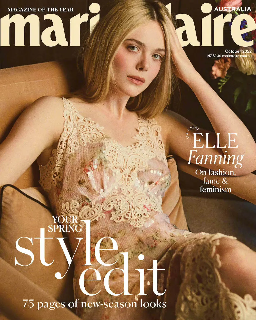 Elle Fanning, 'Marie Claire' Magazine Australia October Issue Photo | FMV6