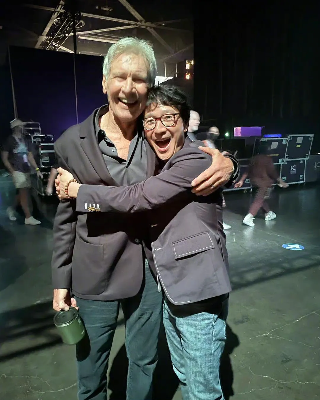 'Indiana Jones 2': Harrison Ford and Jonathan Ke Quan reunite at D23 Expo after 38 years | FMV6