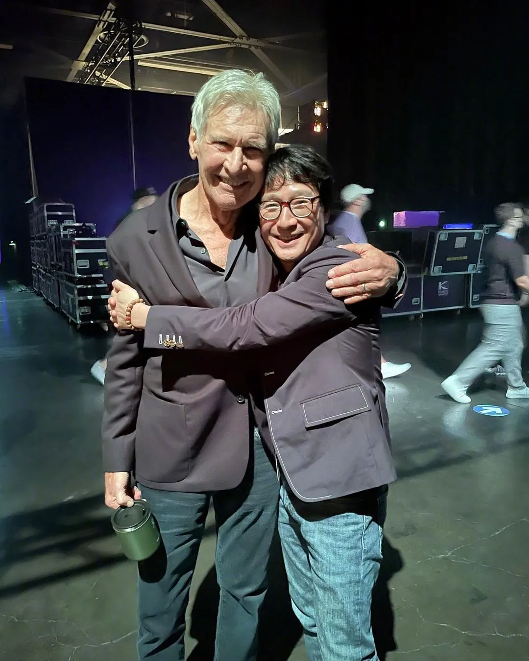 'Indiana Jones 2': Harrison Ford and Jonathan Ke Quan reunite at D23 Expo after 38 years | FMV6